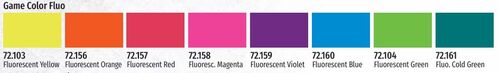 GAME COLOR - FLUO - 72157 18ML-  ROJO FLUORESCENTE