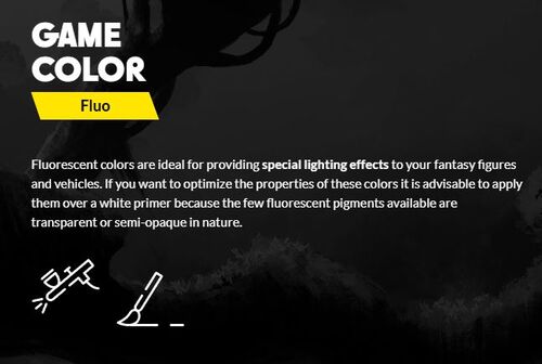 GAME COLOR - FLUO - 72104 18ML-  VERDE  FLUORESCENTE