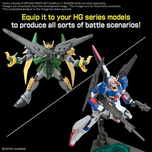 GUNDAM OPTION PARTS -OPS17- GUNPLA 17 BINDER GUN  1/144