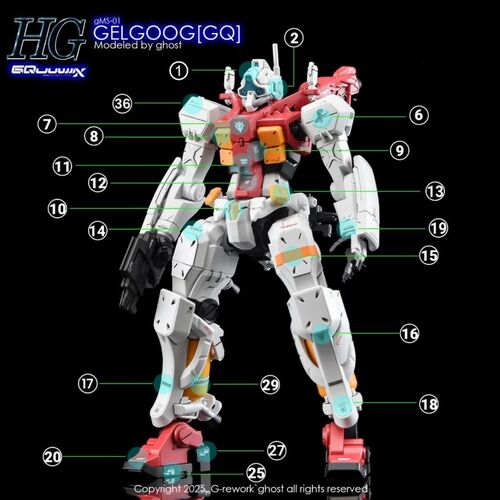 G REWORK - HG - GQ03  GELGOOG ( SUGAI ) GQUUUUUX
