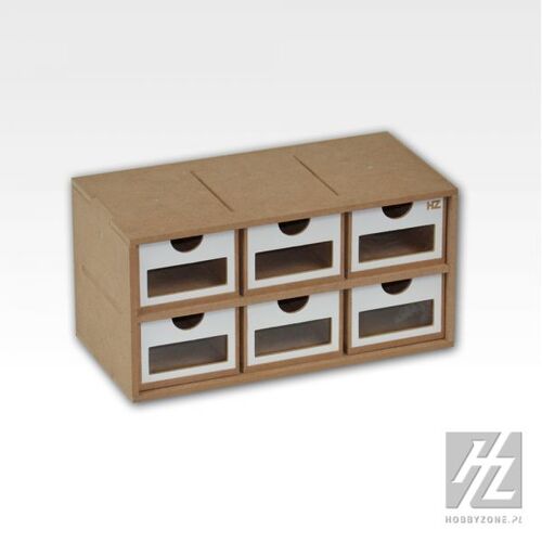 HOBBYZONE - MODULAR ORGANIZER - Drawers Module x6  - 30cm