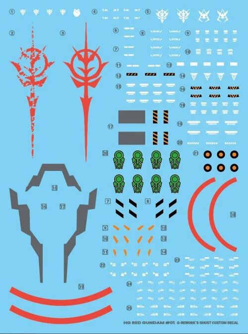 G REWORK - HG - GQ04  GMS-A  RED GUNDAM GQUUUUUX