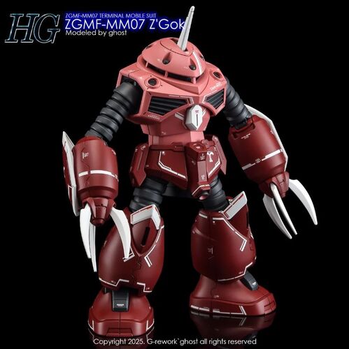 G-REWORK -HG- ZGMF-MM07 Z'GOK  GUNDAM