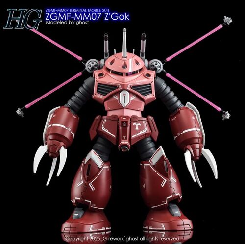 G-REWORK -HG- ZGMF-MM07 Z'GOK  GUNDAM