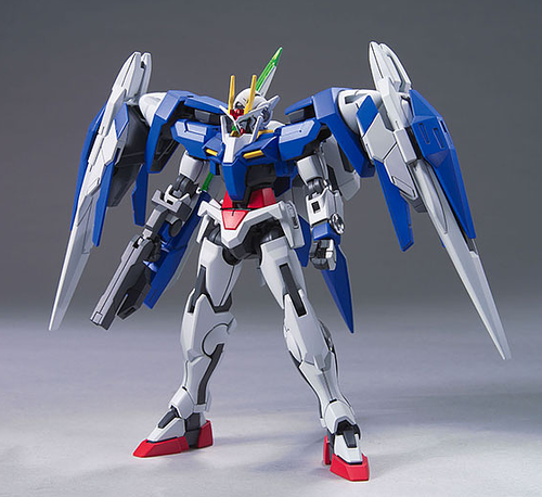 [DAMAGED BOX]  GUNDAM HG 00 -054- GN-0000 + GNR-010 Gundam 00 Raiser + GN Sword III 1/144
