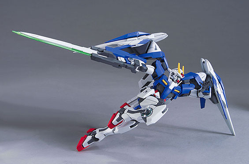 [DAMAGED BOX]  GUNDAM HG 00 -054- GN-0000 + GNR-010 Gundam 00 Raiser + GN Sword III 1/144