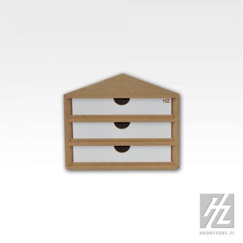 HOBBYZONE - MODULAR ORGANIZER - Ending Corner Drawers Module - 30cm