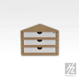HOBBYZONE - MODULAR ORGANIZER - Ending Corner Drawers Module - 30cm