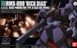 GUNDAM HGUC -010- RMS-099 ' RICK DIAS '  1/144