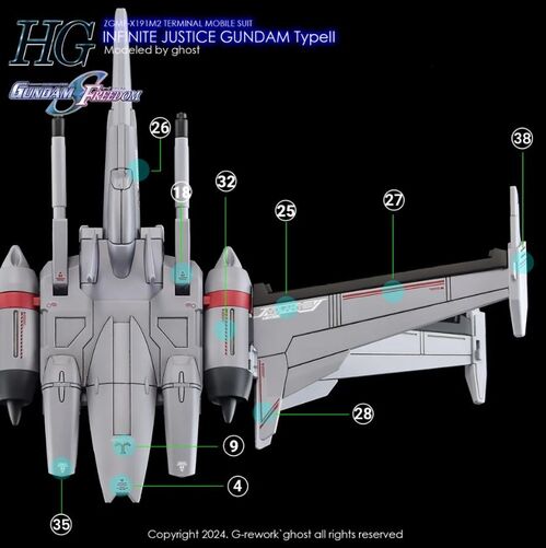 G-REWORK -HG- INFINITE JUSTICE GUNDAM TYPE-2