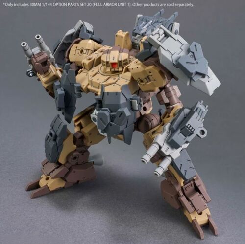 30MM - OPTION PARTS -W35- OPTION PARTS SET 20 (FULL ARMOR UNIT 1)  1/144