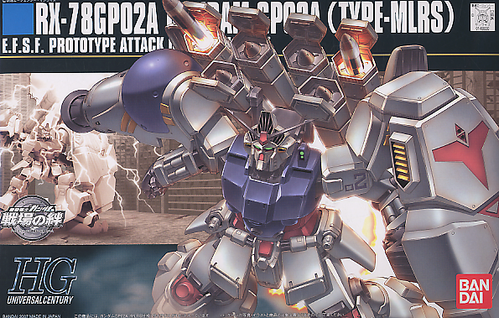 GUNDAM HGUC -075- 0083 RG-78GP02A TYPE-MLRS PHYSALIS 1/144