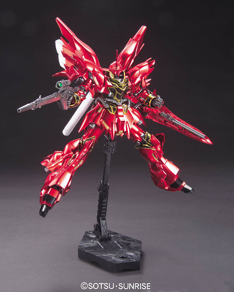 GUNDAM HGUC UC MSN-06S SINANJU TITANINUM FINISH 1/144