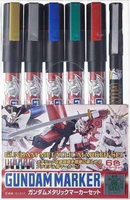 Gundam Metallic Marker Set Gundam Metallic Marker Set