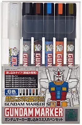 Gundam Marker Extra ThinType for Panel Lines Set Gundam Marker Extra ThinType for Panel Lines Set
