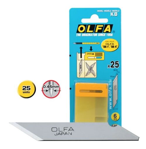 OLFA Cuchillas KB 25uds