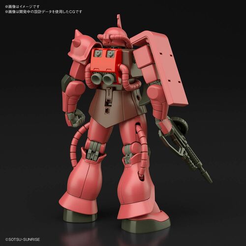 GUNDAM HGUC -234- MS-06S ZAKU II CHAR'S MS 1/144