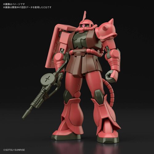 GUNDAM HGUC -234- MS-06S ZAKU II CHAR'S MS 1/144