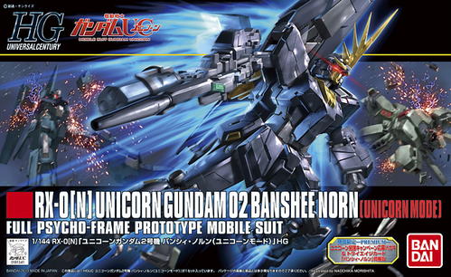 GUNDAM HGUC -153- UC RX-0 UNICORN GUNDAM 02 BANSHEE NORN (UNICORN MODE) 1/144