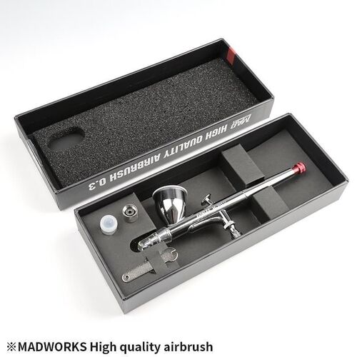 MADWORKS Aerógrafo M-201 Doble Acción 0.3mm