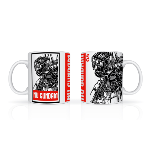 MUG KUROAKA SERIES -04- NU GUNDAM