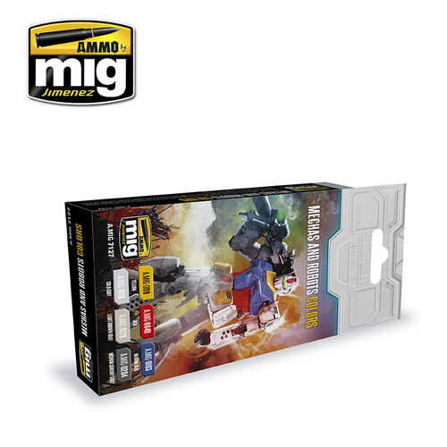 AMMO MIG Acrylic Color Set - Mechas & Robots Colors