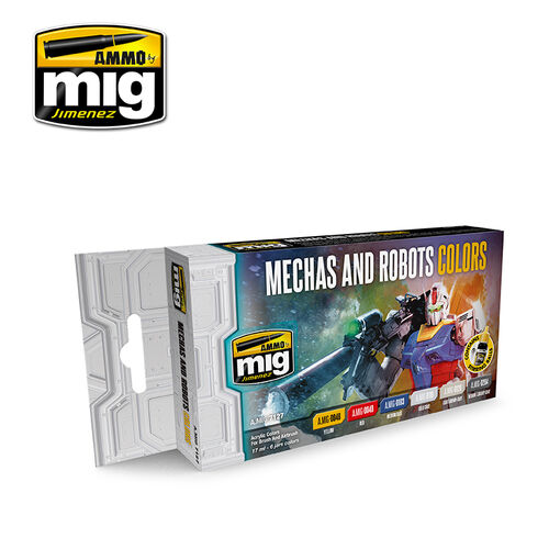 AMMO MIG Acrylic Color Set - Mechas & Robots Colors