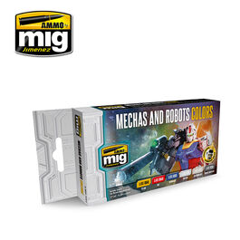 AMMO MIG Acrylic Color Set - Mechas & Robots Colors AMMO MIG Acrylic Color Set - Mechas & Robots Colors