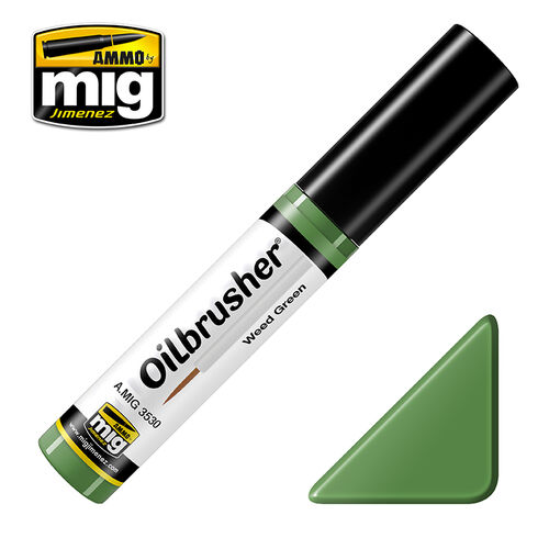 AMMO MIG OILBRUSHER - WEED GREEN