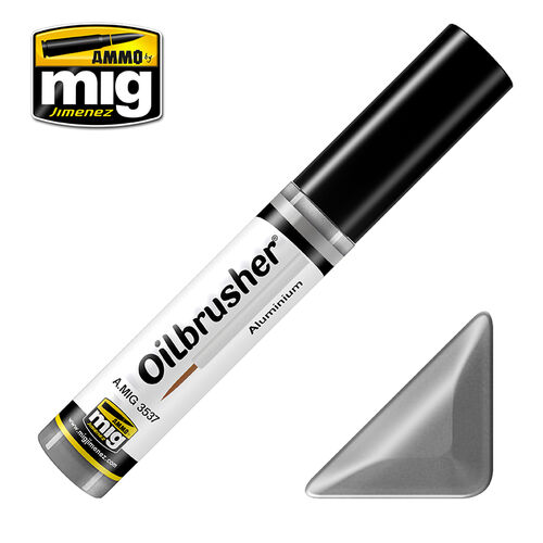 AMMO MIG OILBRUSHER - ALUMINIUM