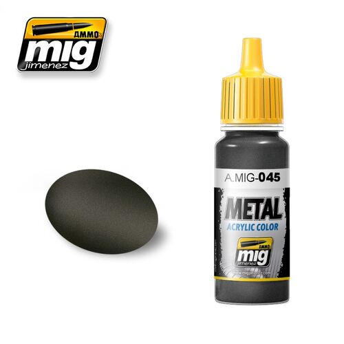 AMMO ACRYLIC -045- GUN METAL - 17ML