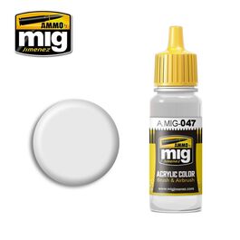 AMMO ACRYLIC -047- SATIN WHITE - 17ML AMMO ACRYLIC -047- SATIN WHITE - 17ML