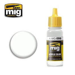 AMMO ACRYLIC -050- MATT WHITE - 17ML AMMO ACRYLIC -050- MATT WHITE - 17ML