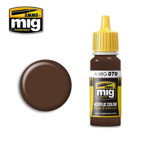 AMMO ACRYLIC -070- MEDIUM BROWN - 17ML