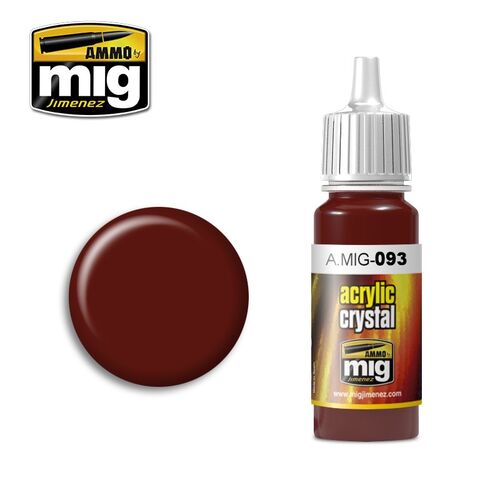 AMMO ACRYLIC -093- CRYSTAL RED - 17ML