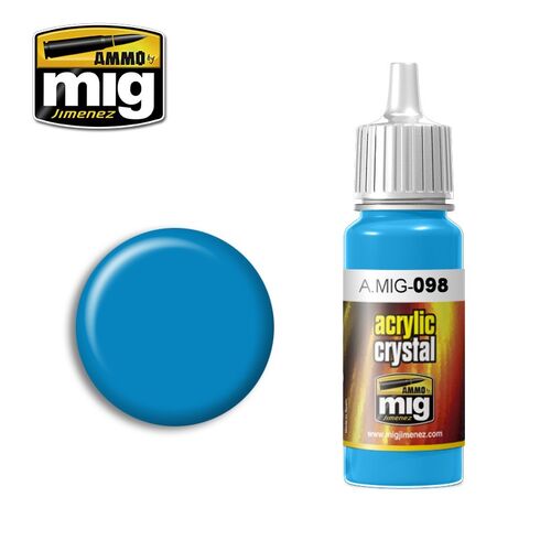 AMMO ACRYLIC -098- CRYSTAL LIGHT BLUE - 17ML