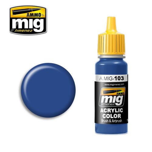 AMMO ACRYLIC -103- MEDIUM BLUE - 17ML