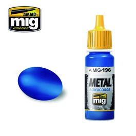 AMMO ACRYLIC -196- WARHEAD METALLIC BLUE - 17ML AMMO ACRYLIC -196- WARHEAD METALLIC BLUE - 17ML