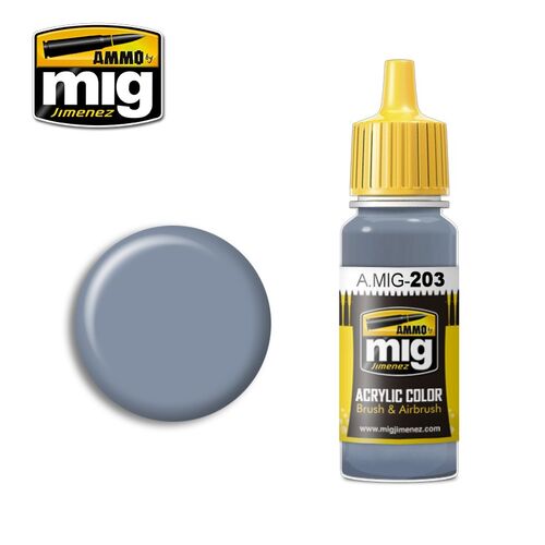 AMMO ACRYLIC -203- FS 36375 LIGHT COMPASS GHOST GRAY - 17ML