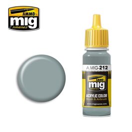 AMMO ACRYLIC -212- FS 26373 SILVER GREY - 17ML AMMO ACRYLIC -212- FS 26373 SILVER GREY - 17ML