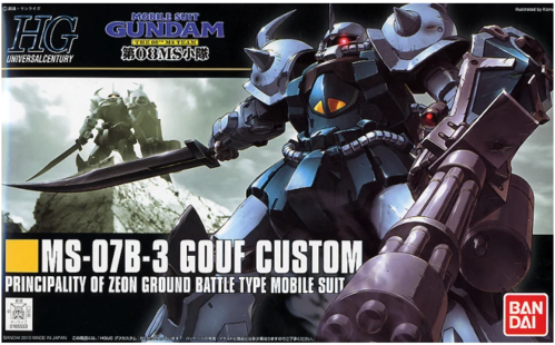 GUNDAM HGUC -117- 08TH MS-07B-3 GOUF CUSTOM 1/144