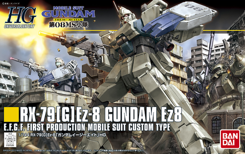 GUNDAM HGUC -155- 08TH RX-79G EZ-8 GUNDAM 1/144