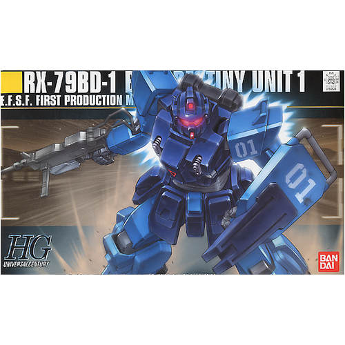 GUNDAM HGUC -080- RX-79BD-1 BLUE DESTINY UNIT 1 1/144