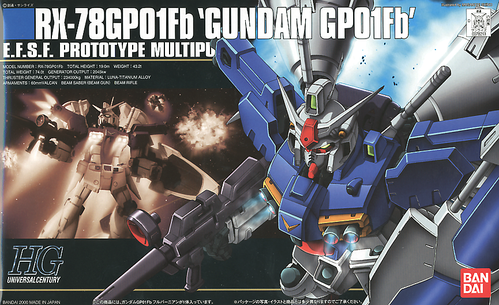 GUNDAM HGUC -018- RX-78 GP01FB GUNDAM GP01 FULLBURNERN 1/144