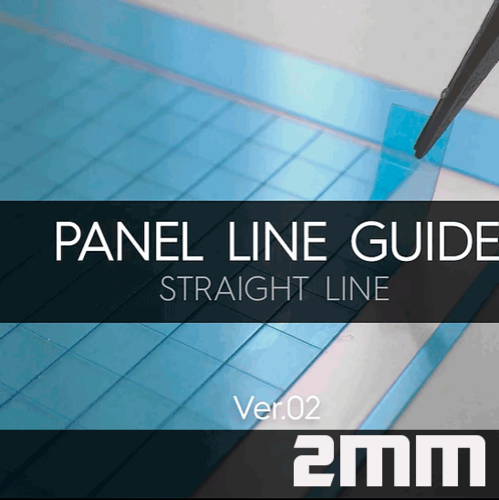 GUNPRIMER - PANEL LINE GUIDE V2 - STRAIGHT LINE - 2MM