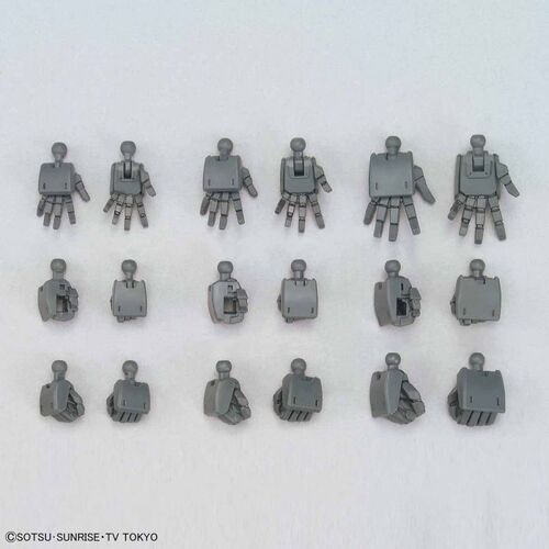 GUNDAM HGBC -043- BUILD HANDS EDGE (S,M,L) 1/144