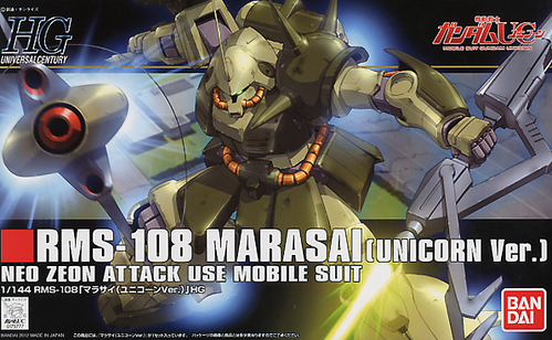 GUNDAM HGUC -138- RMS-108 MARASAI UNICORN VER 1/144