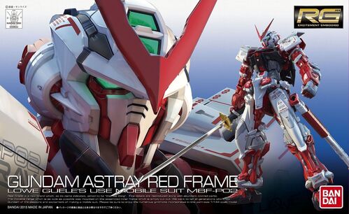 GUNDAM RG -19- SEED GUNDAM ASTRAY RED FRAME MBF-P02 1/144