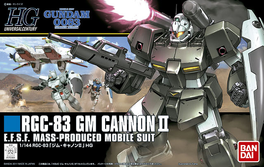 GUNDAM HGUC -125- RGC-83 GM CANNON II 1/144