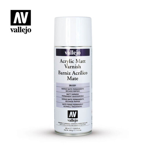 VALLEJO BARNIZ ACRILICO MATE EN AEROSOL - 400ML